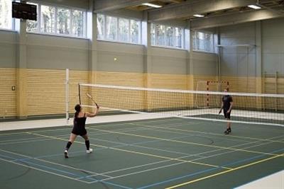 Hala v depandaci-badminton